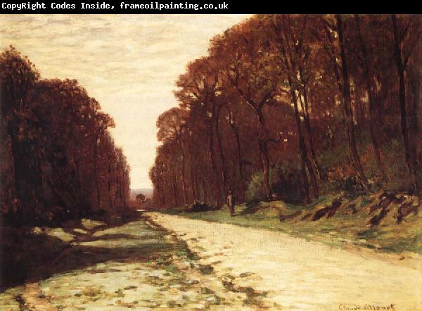 Claude Monet Road in Forest